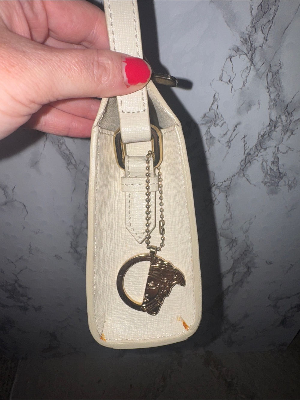 Versace Collection Mini Crossbody Cream - Picture 5 of 6